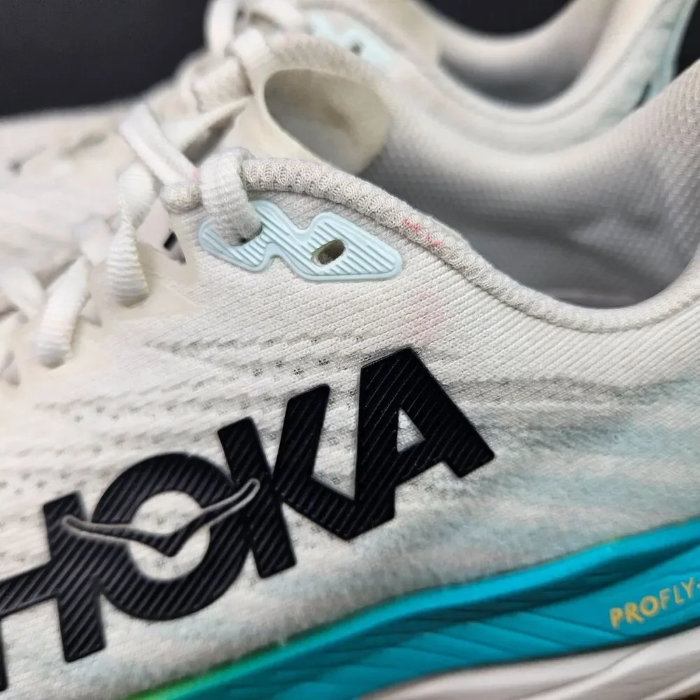 Hoka One One Mach 5 Shoes Womens Size 8.5 B White Running Sneakers 1127894 WBGL - Picture 6 of 14